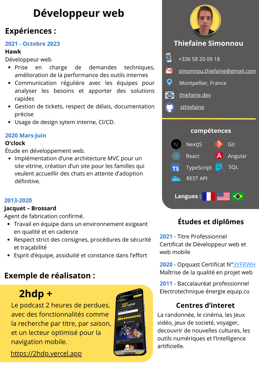 CV